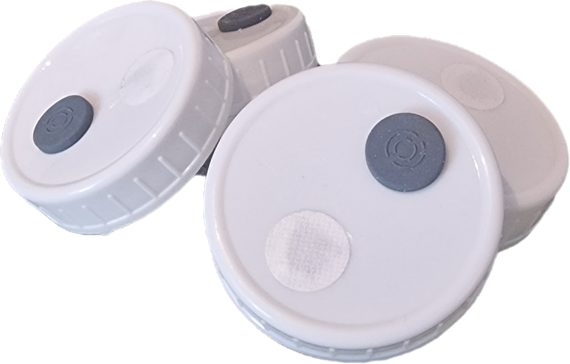 70mm liquid culture/inoculation lids (autoclavable)